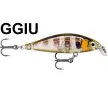 Воблер X-Light Minnow 5 см 4 г Rapala за пъстърва и кефал риболов, снимка 3