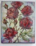 Рози -  картина  - маслени бои / платно, roses oil on canvas painting, снимка 1