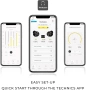 Слушалки Technics EAH-AZ80 Bluetooth ANC Silver, снимка 4