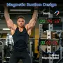 Нов LED фитнес таймер с магнит, HIIT Tabata хронометър, Type-C, 5 яркости за бокс и тренировки, снимка 2