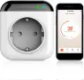 Интелигентен WiFi контакт с термостат и температурен датчик 15A, Smart Life, Alexa, Google, снимка 1