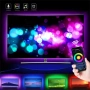 RGB LED лента 10м с USB, Bluetooth и музикален сензор – за телевизор и интериорно осветление 10129, снимка 4