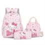 Комплект ученическa раницa с несесер и чанта за обяд - Hello Kitty, снимка 1