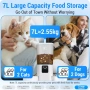 Чисто нова смарт автоматична двойна хранилка Frienhund – 7L, 5G WiFi и App Control , снимка 7