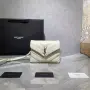 YSL / Loulou Toy / White / Toy / Бяла Чанта За През Рамо Естествена кожа 20 X 14 X 7,5 Cm Код ch53, снимка 2