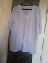 Бяла памучна блуза XL, снимка 1