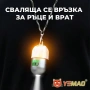 Мощна къмпинг лампа осветление LED фенер за палатка туризъм рибов, снимка 7