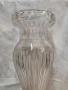 Кристална масивна висока ваза репродукция на Baccarat -Музея на стъклото., снимка 5