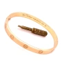 Златна дамска гривна Cartier 11,93гр. 14кр. проба:585 модел:37813-1, снимка 2