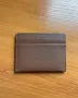 Кожено портмоне тип card holder, Burberry, тъмно кафяво, снимка 3