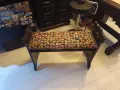 Старинна пейка с келтски мотиви, снимка 2