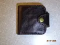 мъжки портфейл от естествена кожа /ръчна изработка/, снимка 1