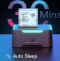 Докинг станция за RGB твърд диск, двойна докинг станция за 2,5/3,5 инча SATA HDD SSD,клониране..., снимка 8