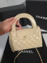 Chanel Kelly Дамска Бежова Чанта Код Brand Luxury Fashion9, снимка 3