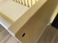 Бебешко легло ИКЕА (кошара IKEA) креватче с матрак 60x120 см, 2 нива, снимка 3