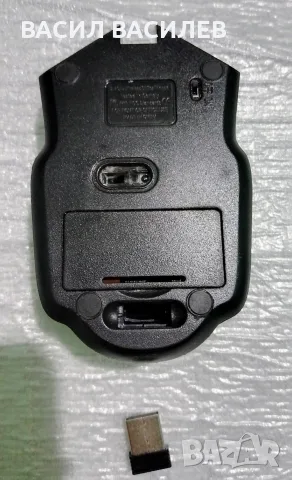 2.4Ghz мини безжична оптична геймърска мишка и USB приемник 1200 dpi за PC лаптоп, снимка 3 - Клавиатури и мишки - 55305108