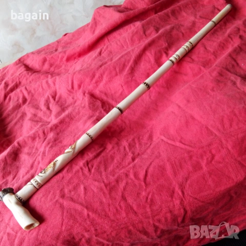 Уникален бастун от кост., снимка 3 - Бастуни - 54198903