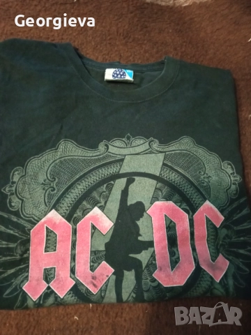 ​Оригинална тениска AC/DC – Black Ice Tour 09/10 (Концерт София) – Размер M, снимка 7 - Тениски - 54858327