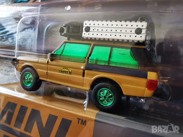 Mini gt 1:64 CHASE 1144 Range Rover Winner Camel Trophy Sumatra 1981, снимка 3 - Колекции - 55055592