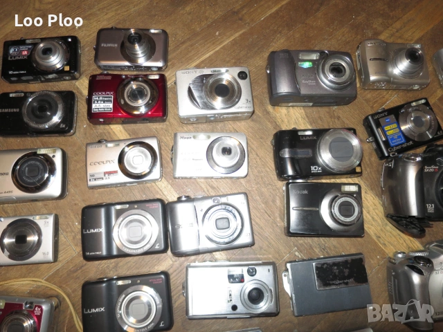Камери, фотоапарати за ЧАСТИ - комплект от 43 бр- цифров дигитален фотоапарат, фотоапарати за ЧАСТИ!, снимка 5 - Фотоапарати - 54658129