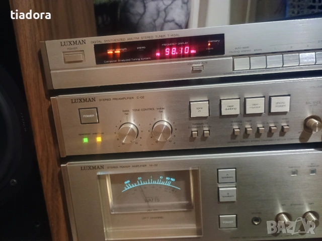 Luxman c-02 / m-02 / T-404L , снимка 6 - Ресийвъри, усилватели, смесителни пултове - 54908765