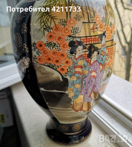ЛУКС азиятска ваза НОВО, снимка 6 - Вази - 54217976