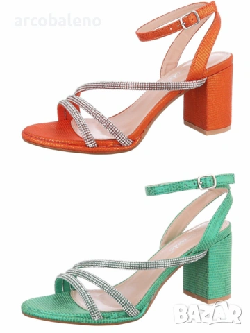 Дамски сандали на висок ток, 2цвята 