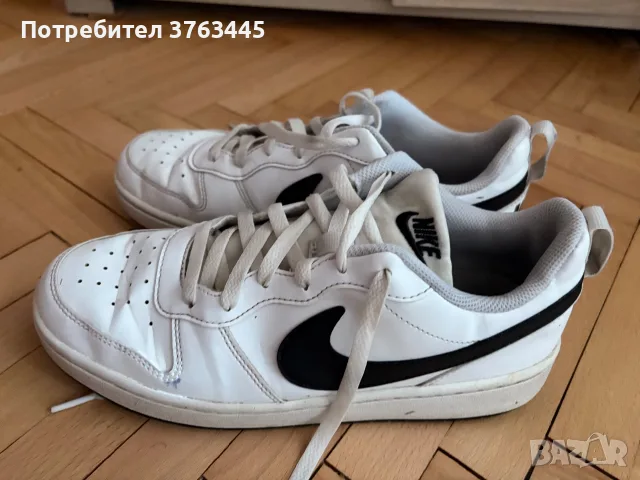 Nike обувки с черно и бяло
