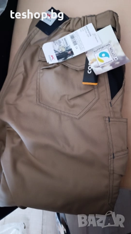 Работен панталон KÜBLER Workwear в бежаво, снимка 3 - Панталони - 54319329