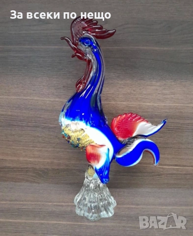 Murano Italy   Glass Cockerel “Французинът” Код P2592