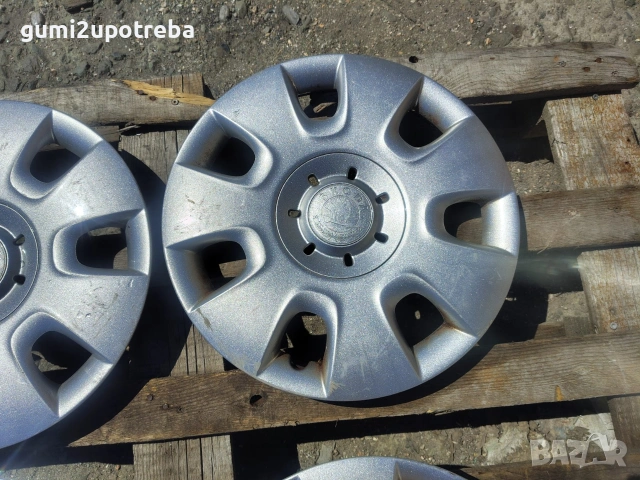 14 цола Тасове SKODA Fabia 5J0601147A Оригинал, снимка 4 - Аксесоари и консумативи - 54999618