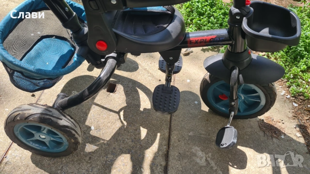 Детска триколка Byox - Explore, тюркоаз, снимка 7 - Детски велосипеди, триколки и коли - 54292058