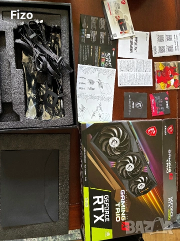 Видеокарта RTX 3090 MSI Gaming Trio 24G, снимка 4 - Видеокарти - 54597286