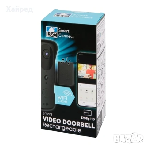 Нов Смарт видео звънец LSC Smart Connect Video Doorbell 1296p