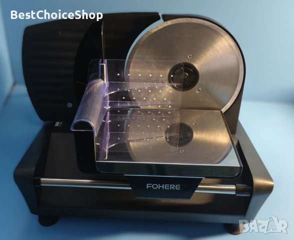 колбасорезачка за домашна употреба, FOHERE 200W електрическа - Месорезачка, снимка 2 - Други - 53750586