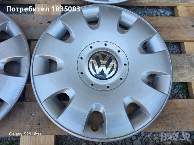 Оригинални тасове VW 15 цола, снимка 4 - Аксесоари и консумативи - 54686050