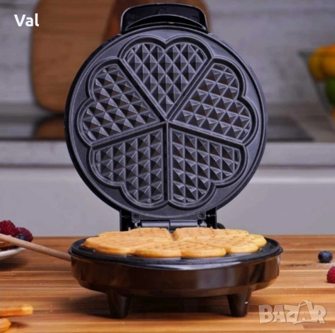 Гофретник Voltz,1200W, 5 гнезда, Инокс, снимка 5 - Гофретници - 54811853
