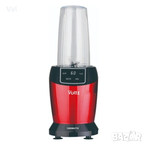 Мощен нутри блендер Oliver Voltz, 1200W с LED дисплей и 2 кани за смути (1000ml/800ml), снимка 6 - Блендери - 54875694