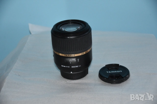 Tamron SP AF 60mm f2 Di II Macro 1:1 за Nikon, снимка 2 - Обективи и филтри - 55143082