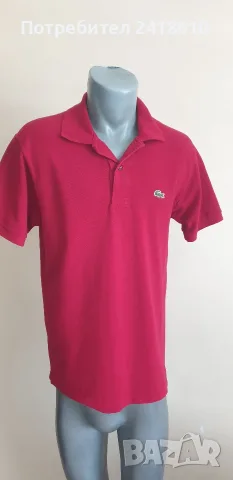 Lacoste Classic Fit  Pique Cotton Mens Size 4 - M  ОРИГИНАЛ! Мъжка Тениска!, снимка 10 - Тениски - 55295575