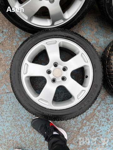 Продавам джанти 17-ски със зимни гуми , снимка 5 - Гуми и джанти - 54047768