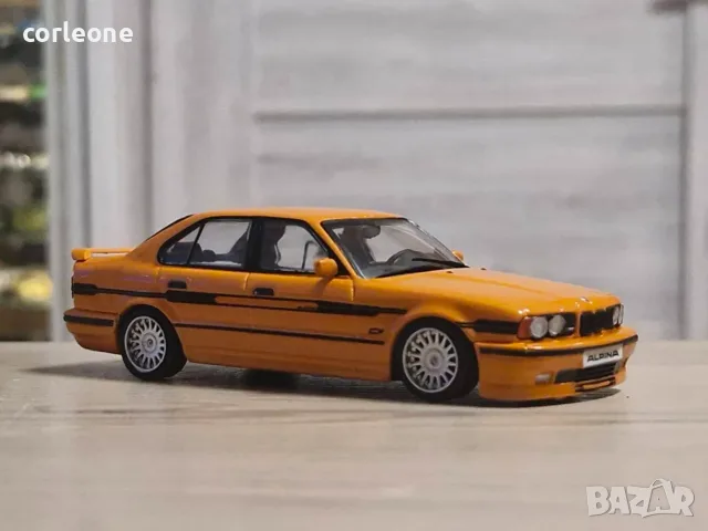 BMW ALPINA B10 Biturbo E34 1994 - мащаб 1:43 на Solido моделът е нов в PVC дисплей-кейс, снимка 6 - Колекции - 55567707