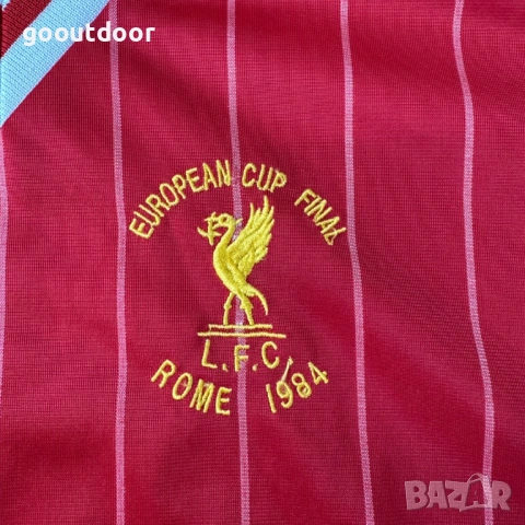 Ретро футболна фланелка Liverpool FC 1984 Rome Home, размер L, снимка 3 - Футбол - 54435927