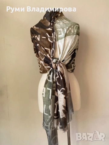 Голям, тънък шал/ различни видове, снимка 11 - Шалове - 47950367