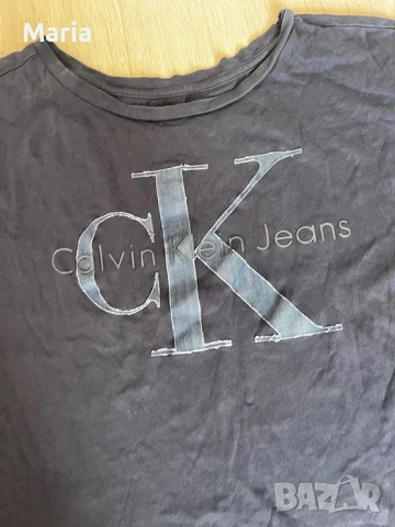 Дамска тениска Calvin Klein Jeans (CK) оригинална, снимка 4 - Тениски - 54557032