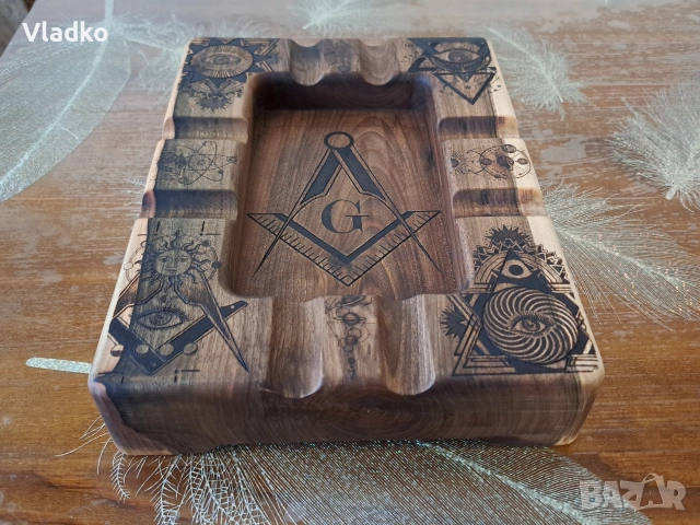 Пепелник за пури , снимка 4 - Декорация за дома - 54024087