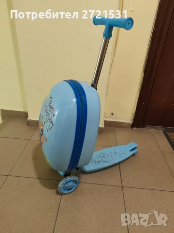Тротинетка с детски куфар Scooter 2 в 1, снимка 3 - Други - 54284118