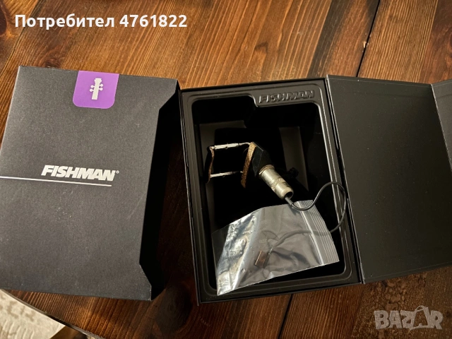 Fishman v200 микрофон за цигулка 