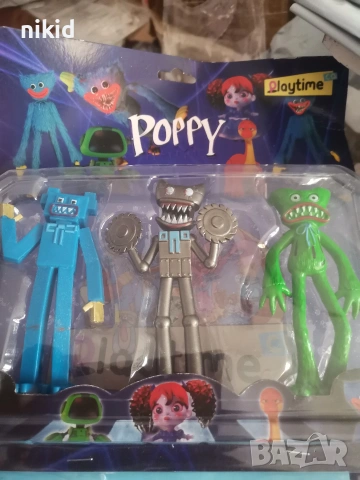 Хъги Лъги Huggy Wuggy Poppy playtime пластмасови фигурки играчки играчка, снимка 3 - Фигурки - 37050758