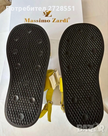 Дамски сандали Massimo Zardi летни обувки номер 38, снимка 5 - Сандали - 55120116